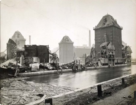 Silvertown after the explosion, 1917