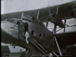 Plane at Croydon Airport, 'Roads of Africa' 1936 Plane at Croydon Airport, 'Roads of Africa' 1936