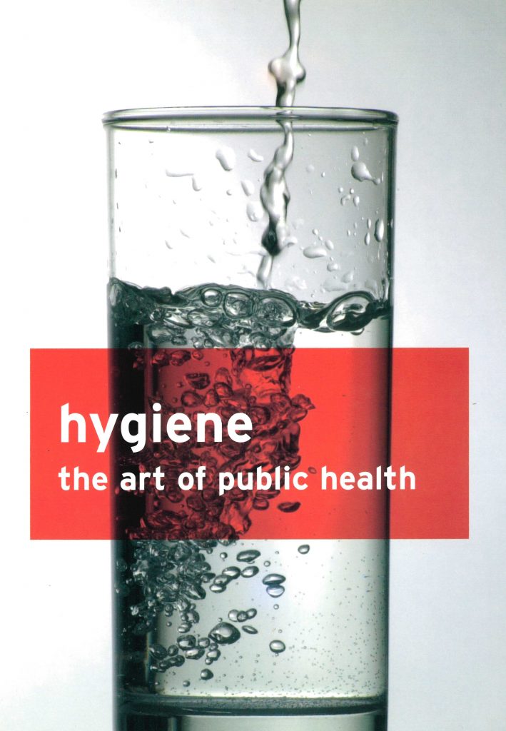Hygiene - the art of public health exhibition leaflet