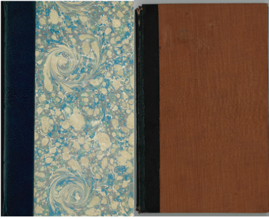 Two books in the LSHTM historical collection, on the left An Answer to Doctor Moseley (1805) and on the right Treatise on the Lues Bovilla; or cow pox (1805)